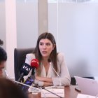 La presidenta de la Comisión de Desarrollo Económico, Valentina Centeno, este 31 de enero de 2024.