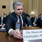 El director del FBI, Christopher Wray, testifica ante el Comité Selecto de la Cámara de representantes en Capitol Hill en Washington , DC, EE. UU.