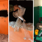 Militares y Policías siguen encontrando "sorpresas" en las paredes de las cárceles de Ecuador.