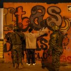 Fotografía de archivo, tomada el 14 de enero de 2024, en la que se registró a un grupo de militares ecuatorianos, durante un operativo de control de armas.