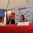 En una rueda de prensa, Carolina Pantoja, subprocuradora metropolitana, dio algunos detalles del informe sobre los hundimientos de casas en Solanda.