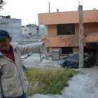 Casa inhabitable. La vivienda de Segundo Chalco se encontraba  junto a la cancha de ecuavóley, una de las zonas más afectadas tras la avalancha de lodo.