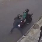 Los delincuentes se movilizaban en una motocicleta al momento de perpetuar el robo
