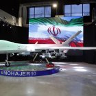 El dron iraní "Mohajer 10", en una fotografía de archivo