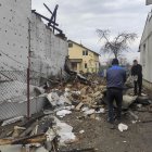 Daños. Varias estructuras han quedado en mal estado después de los bombardeos constantes realizados por Rusia.