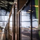Imagen de archivo del andén en la estación de tren de París-Lyon en París (Francia).
