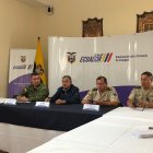 Durante la reunión de la mesa de seguridad desarrollada en la gobernación.