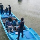 La lancha, utilizada para el tráfico de drogas, transportaba un total de 50 paquetes.