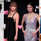 USA1920. LOS ÁNGELES (CA, EEUU), 03/02/2024.- Composición de cuatro fotografías de archivo donde aparecen los cantantes, desde la izquierda, SZA, Taylor Swift, Olivia Rodrigo y Jon Batiste que aspiran a ganar en el apartado de mejor canción, grabación y álbum del año. La 66 edición de los Grammy se llevará a cabo este domingo con grandes probabilidades de que Taylor Swift prolongue el éxito alcanzado en 2023 y con SZA como la cantante más nominada del encuentro, con nueve de candidaturas. EFE/E. Laurent/S. Yenesel/R. Sachs ARCHIVO