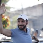 El presidente de El Salvador y candidato a la reelección inmediata