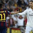 Neymar y Cristiano Ronaldo, fueron rivales en el futbol español