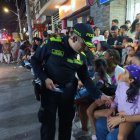 El comandante de la Policía del Atlántico, coronel John Jairo Urrea, en una actividad comunitaria el domingo 4 de febrero de 2024.