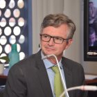 El ministro de Economía y Finanzas, Juan Carlos Vega, habló con inversionistas este 5 de febrero de 2024.