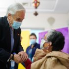 El expresidente Sebastián Piñera, en una actividad pública reciente.