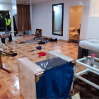 Las autoridades desmantelaron todo el sitio.