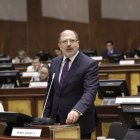 Henry Kronfle, durante el debate del acuerdo comercial con China.