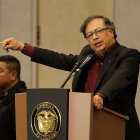 Bogotá. El presidente Gustavo Petro, asiste a un acto oficial.