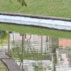 La Alameda. Vecinos del sector aseguran que el parque y la laguna están descuidados y con mucha basura.