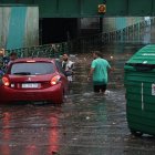 Inundaciones por las fuertes lluvias, en Buenos Aires