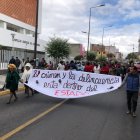 Convocatoria. La marcha inició a las 10:00 y terminó en la Gobernación.