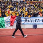 Una locura, el estadio Hinchliffe estuvo a reventar de los hinchas amarillos que disfrutaron el show de Daniel Betancourth.