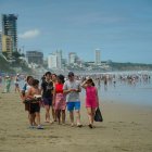 Manabí. Una alta demanda de turistas recibieron las playas.