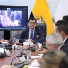 El presidente de la mesa de Participación, el asambleísta correísta Patricio Chávez.