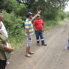 Comuneros. Habitantes y autoridades de Simón Bolívar en el sector de la ‘planchada’, donde aseguran que se construirá la cárcel de máxima seguridad. Terrenos que, afirman, son de comuneros, en su mayoría.