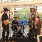 La presentación del Grupo de Jazz Trío+1 fue del agrado del público.