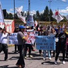 Plantón de trabajadores fue en horas de la mañana en exteriores del complejo