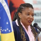 La ministra de Cultura de Brasil, durante la inauguración de la 32 Feria internacional del Libro de la Habana