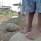 Una Sola Fuerza. En el sector, los niños y personas de la tercera edad son los más afectados por enfermedades.