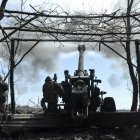 La milicia se retiro del frente después de meses defenciendo este sector.