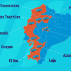 Provincias con proyecto de servicio de prevención de VIH