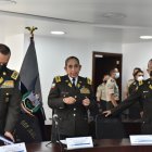 La excomandante de Policía Tannya Varela (centro).