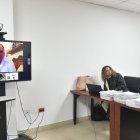 El expresidente Abdalá Bucaram se conectó a la audiencia vía telemática