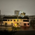 La casa afectada por la lluvia se encuentra en Los Rosales.