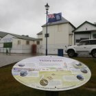 Una zona de Puerto Stanley, en las islas Malvinas.