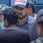 El delantero Paolo Guerrero llegó a Lima procedente de Río de Janeiro.