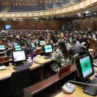 Instalaciones. El Pleno de la Asamblea Nacional en una votación.