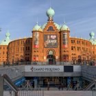 Vista exterior de la plaza de toros Campo Pequeno de Lisboa