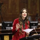 La legisladora correísta Mónica Palacios.