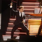 Luis Miguel durante su presentación en Quito.