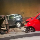 Tres autos están involucrados en el siniestro.