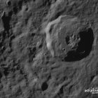 Fotografía proporcionada por la compañía Intuitive Machines que muestra una imagen lograda por el modulo Odiseo