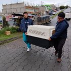 Control. Animales que viven en la calle también recibieron atención.