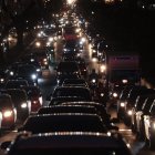 1. Congestión. Principales avenidas como la Francisco de Orellana, De Las Américas, vía a Daule, continúan soportando intenso tránsito vehicular.