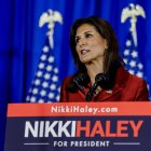 La aspirante a la nominación para la candidatura presidencial republicana, Nikki Haley.
