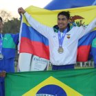 Segundo Jami (c) se coronó campeón panamericano de Cross Country en la prueba realizada en El Salvador.