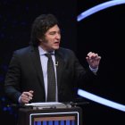 El presidente de Argentina, Javier Milei, en una actividad reciente.